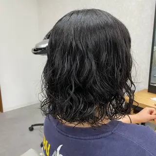 パーマ パーマモデル募集中 渥美翔人のヘアスタイル