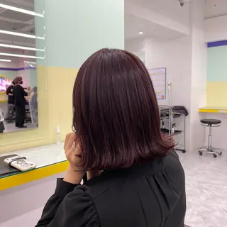 セミロング カラー ヘアアレンジ mai🍑暖色カラー /レイヤー💖のヘアスタイル
