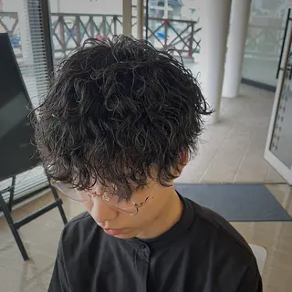 ショート パーマ メンズ メンズカット/ hattoriのヘアスタイル