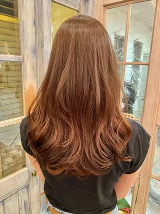 ロング パーマ Kasuga Sayuriのヘアスタイル