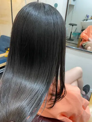 ロング カラー 水素トリートメント/ 髪質改善/ナカノメのヘアスタイル