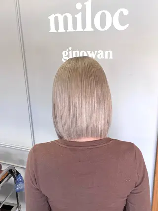 カラー miloc himekaのヘアスタイル
