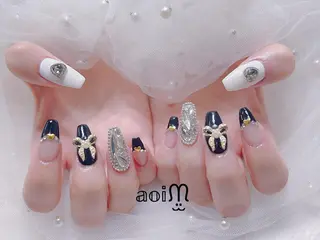ネイル 葵うさぎ AIのネイルデザイン
