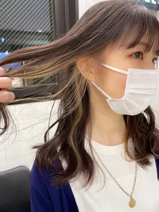 カラー ブリーチダブルカラー 【koide】のヘアスタイル