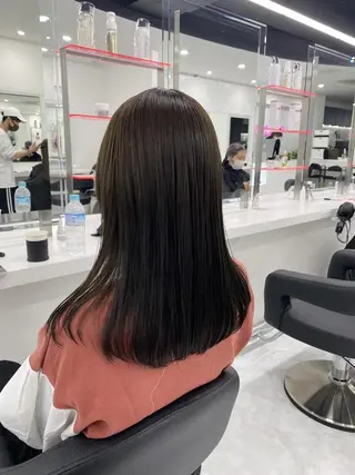 カラー 大人っぽ韓国ヘア 寒色💙yuma💙のヘアスタイル