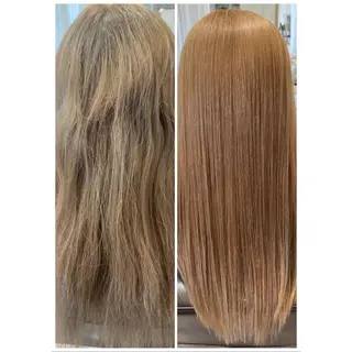 セミロング エクステブリーチ矯正 griFFicaのヘアスタイル