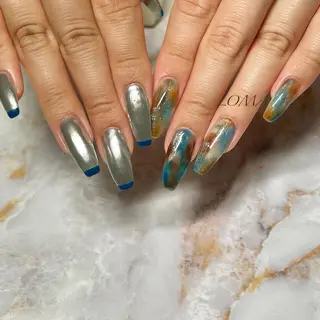 メンズ ネイル m-nail 🌙minamiのネイルデザイン