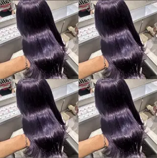 ロング カラー 透明感×髪質改善× エクステそうまのヘアスタイル