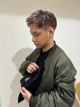 カラー メンズ Peyp博多 SORAモデル募集のヘアスタイル