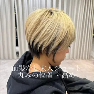 ショート 大人ショート特化/ カットモデル/表参道のヘアスタイル