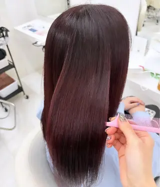 ロング カラー momo /レイヤー/暖色のヘアスタイル