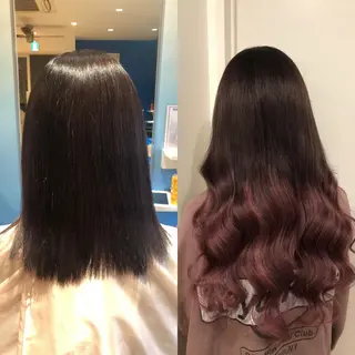 ロング カラー 🧡艶髪ちゅるん髪 🫧🧡YUKI❄️のヘアスタイル