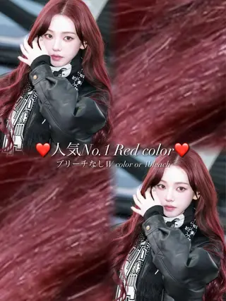 ロング カラー 🎀ハイトーン・艶 カラー HANA🎀のヘアスタイル