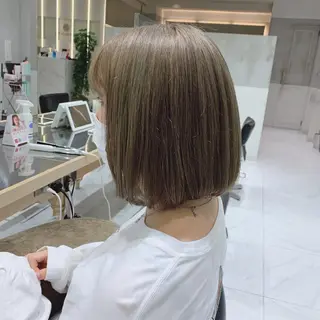 ミディアム オリーブ カラー✨有坂映哉のヘアスタイル