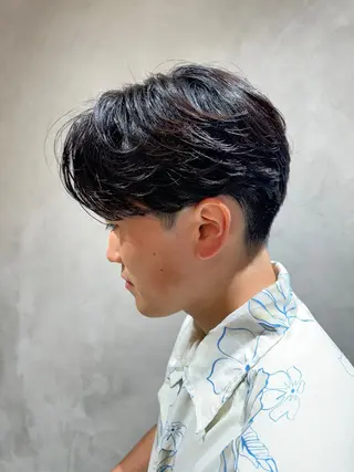 ショート パーマ メンズ 横浜/レイヤー/ カネコのヘアスタイル