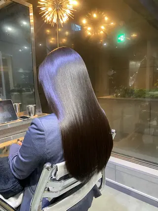 ミディアム Yoh 美髪特化 髪質改善/縮毛矯正のヘアスタイル