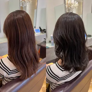 ミディアム カラー 🫧髪質改善×艶髪 🫧根本泰成🫧のヘアスタイル