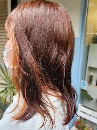 カラー のむら りさのヘアスタイル