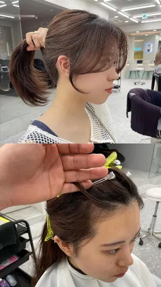 パーマ ロング レイヤー/縮毛矯正 のマスター【タケル】のヘアスタイル