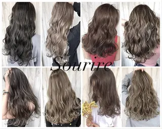 ロング カラー 心斎橋韓国ボブ 好原良真のヘアスタイル