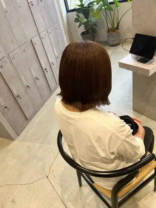 カラー 福島 果音のヘアスタイル