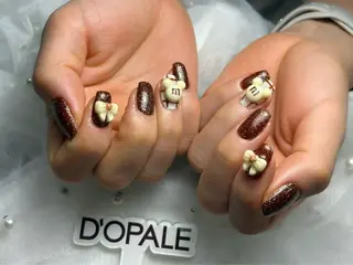 ネイル D‘OPALEサロン所属・長さ出し専門店 上野kkのネイルデザイン