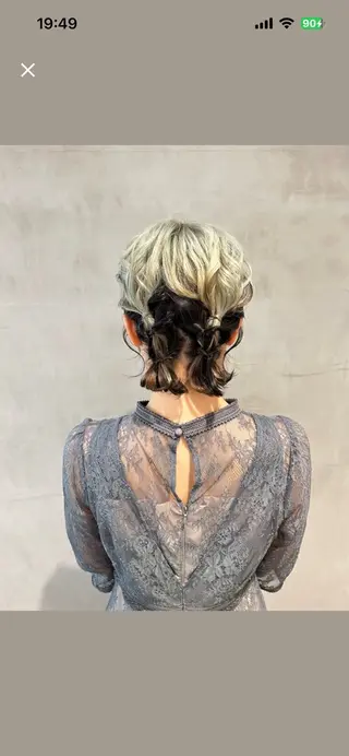 セミロング ヘアアレンジ タナカ カナ🫧のヘアスタイル