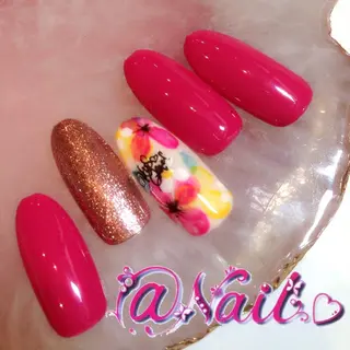 ネイル 小尾 栞のネイルデザイン