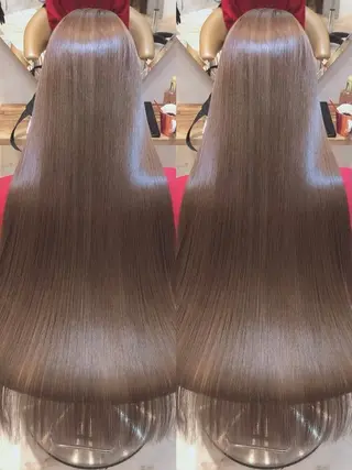 HINA 仙台/ レイヤー/縮毛矯正のヘアスタイル