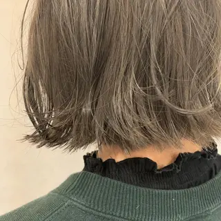 ミディアム カラー ︎︎🧸 ユリ ︎︎🧸のヘアスタイル