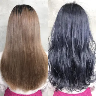ロング カラー 北間 寛哉のヘアスタイル