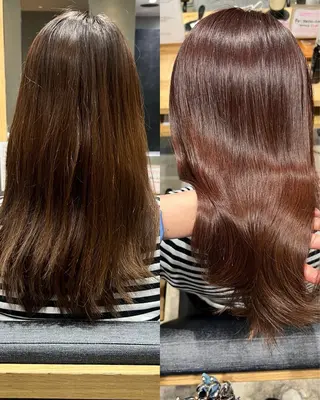 カラー 山本 あかりのヘアスタイル