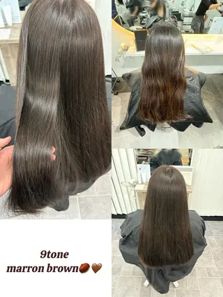 カラー 透明感カラー/ 韓国ヘア/umi🎀のヘアスタイル