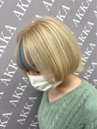 ショート 🩵垢抜け確定🩵 ハイトーン特化🩵のヘアスタイル