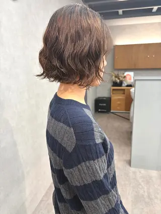 ショート パーマ S. Hitomiのヘアスタイル