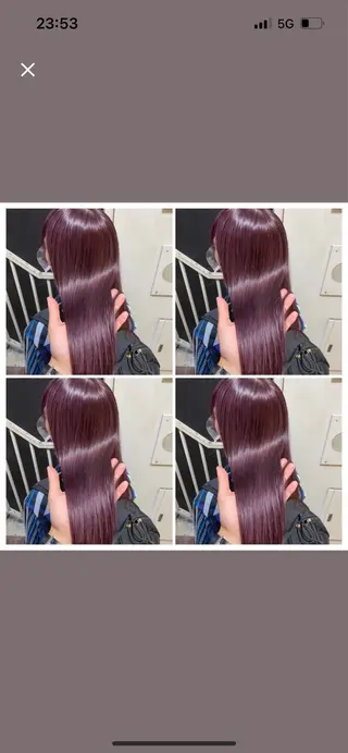 ロング カラー 髪質改善 艶髪矯正 エクステ かいり✂️のヘアスタイル