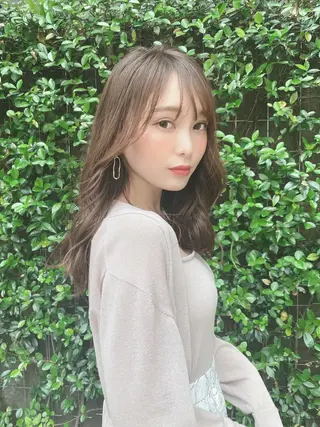 セミロング カラー REM【阿佐ヶ谷】 MEGUのヘアスタイル