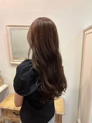 ロング カラー 角田 いちるのヘアスタイル