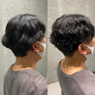パーマ メンズ 髪質改善ヘアケア 艶髪特化/上田のヘアスタイル