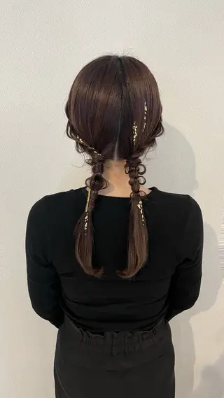 ロング 倉地 更彩のヘアスタイル