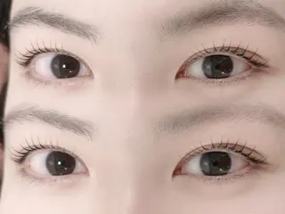 マツエク・マツパ ここな/暖色カラー 🧡まつげパーマ🌼のマツエク・マツパデザイン