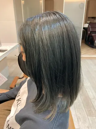 ミディアム カラー waRin syamp&headのヘアスタイル