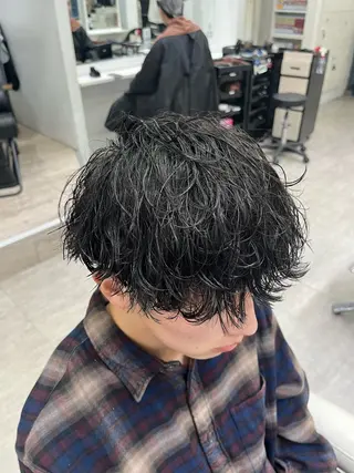 パーマ メンズ メンズ専門美容師店長 💈高橋和真💈のヘアスタイル