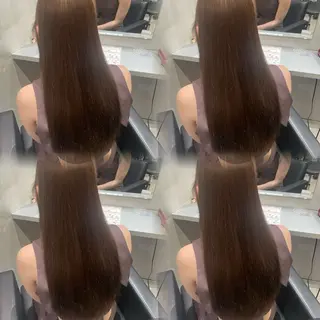 ロング カラー レイヤー×髪質改善 にちか🐰🎀のヘアスタイル