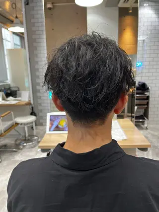 ショート メンズ メンズカット パーマ／稲葉のヘアスタイル