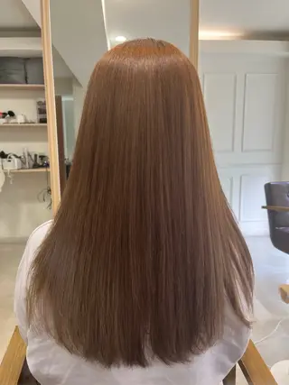 ロング カラー パーマ nicahair maiのヘアスタイル