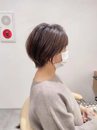 ショート 【似合わせ・レイヤー ・パーマ】海気のヘアスタイル