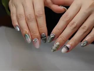 ネイル 𐂃 colorer𐂃のネイルデザイン