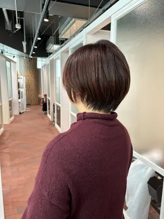 ショート マンツーマン 縮毛矯正/マユコのヘアスタイル
