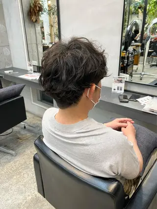 パーマ メンズ 吉川 陽菜のヘアスタイル